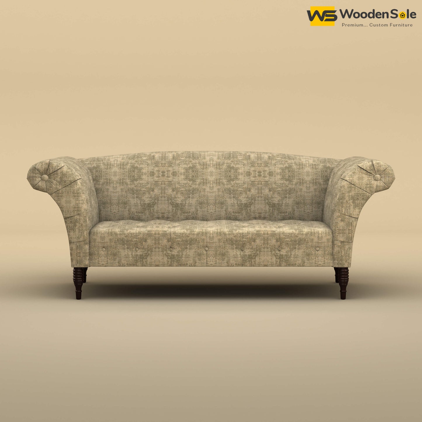 Leo Chaise Lounge (Cotton, Patchy Cream)