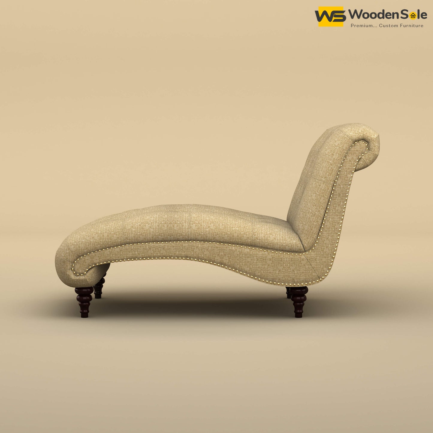 Toronto Chaise Lounge (Cotton, Faux Cream)