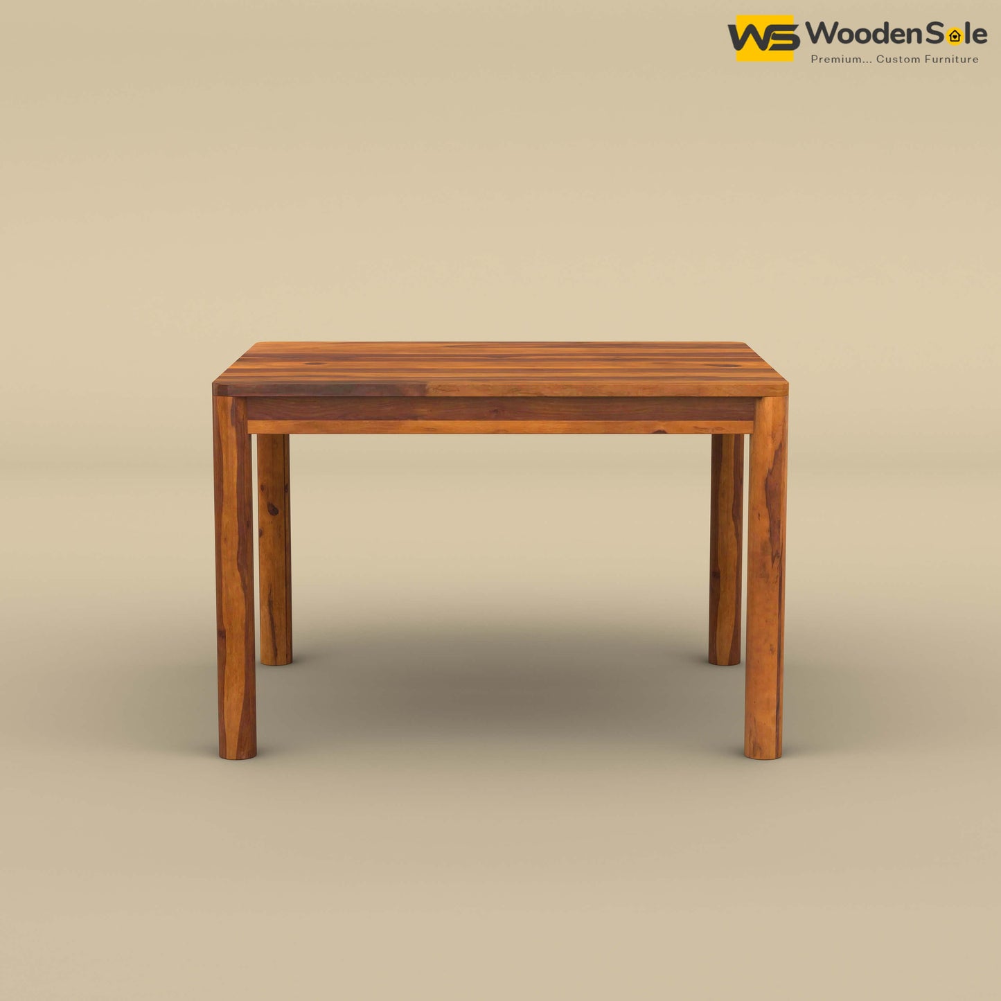 Madrid 4 Seater Dining Table (Honey Finish)