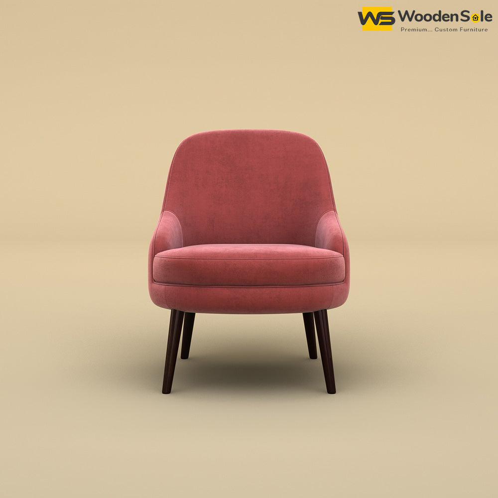 Lawson Lounge Chair (Velvet, Pink)