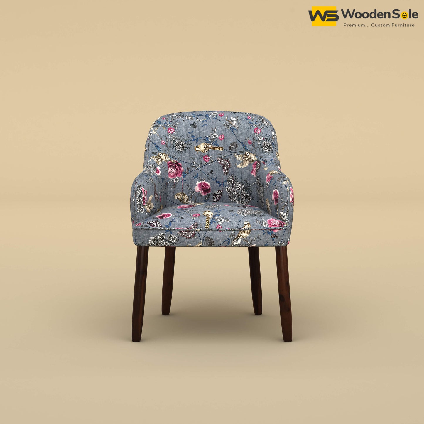 Madrid Dining Chair (Cotton, Floral Printed)