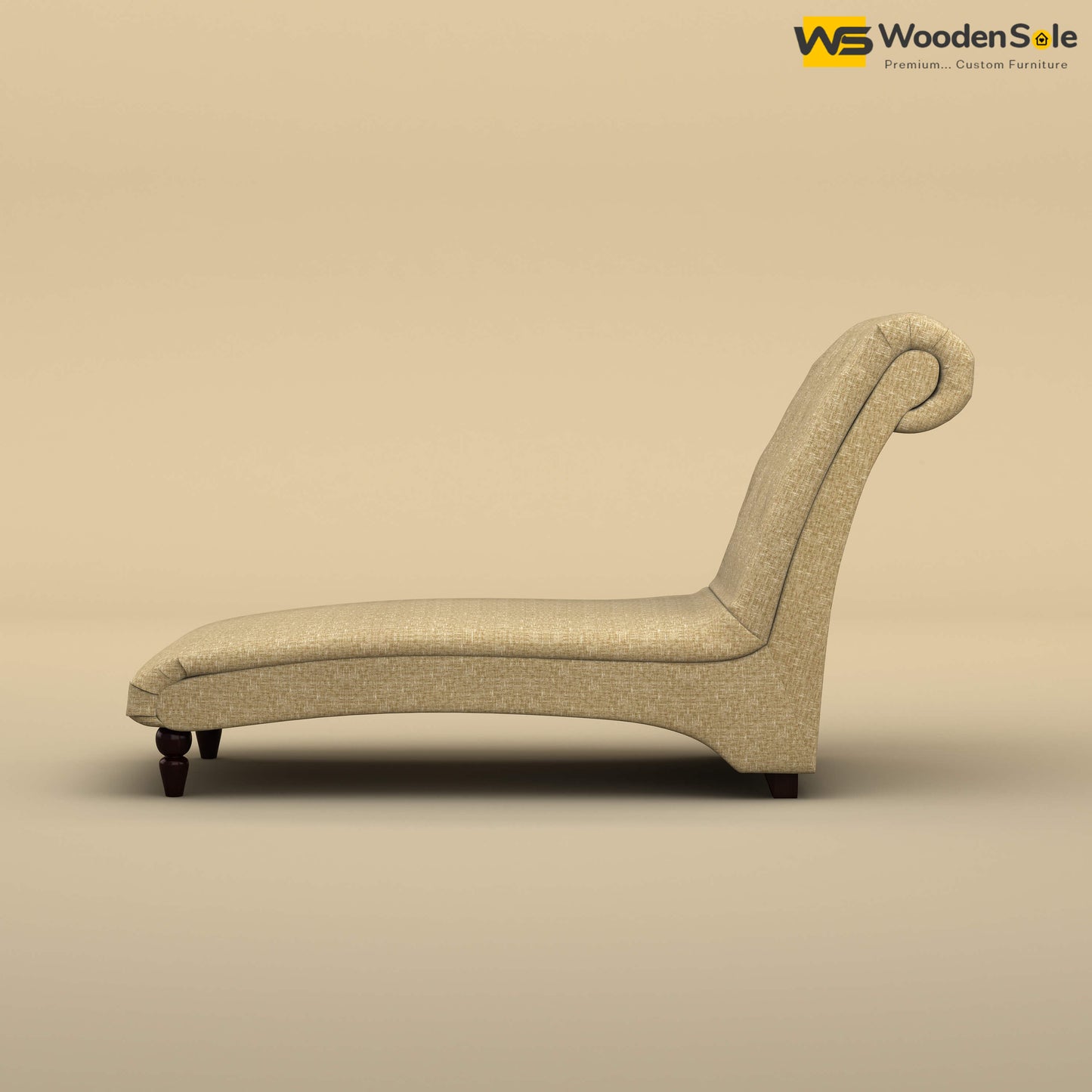 Turkish Chaise Lounge (Cotton, Faux Cream)