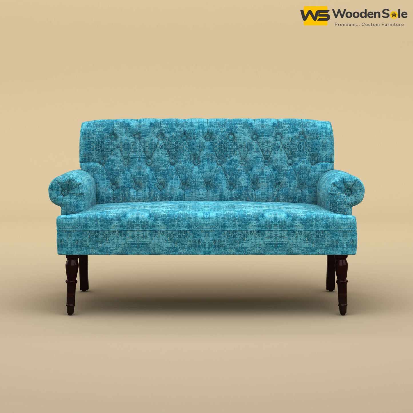 Chetas Love Chair (Cotton, Teal Blue)