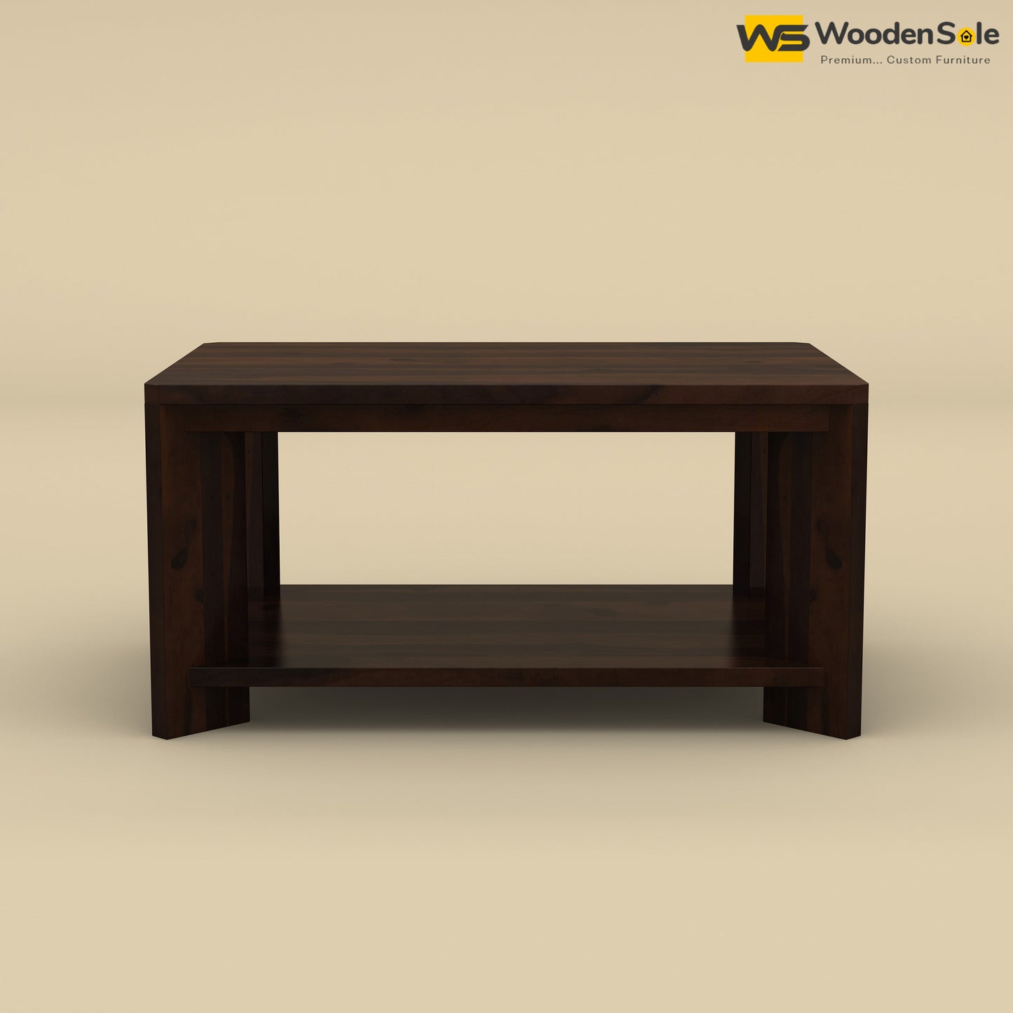 Wooden Coffee Table (Walnut Finish)