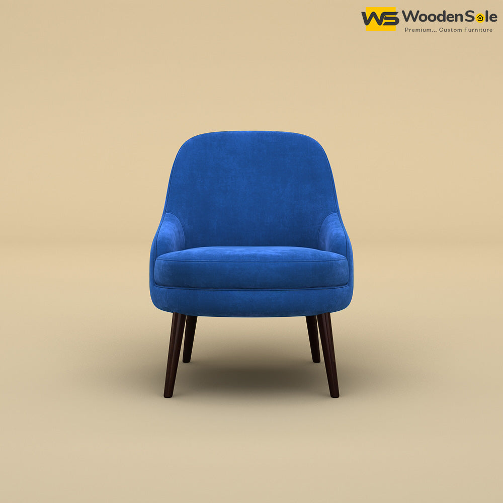 Lawson Lounge Chair (Velvet, Royal Blue)