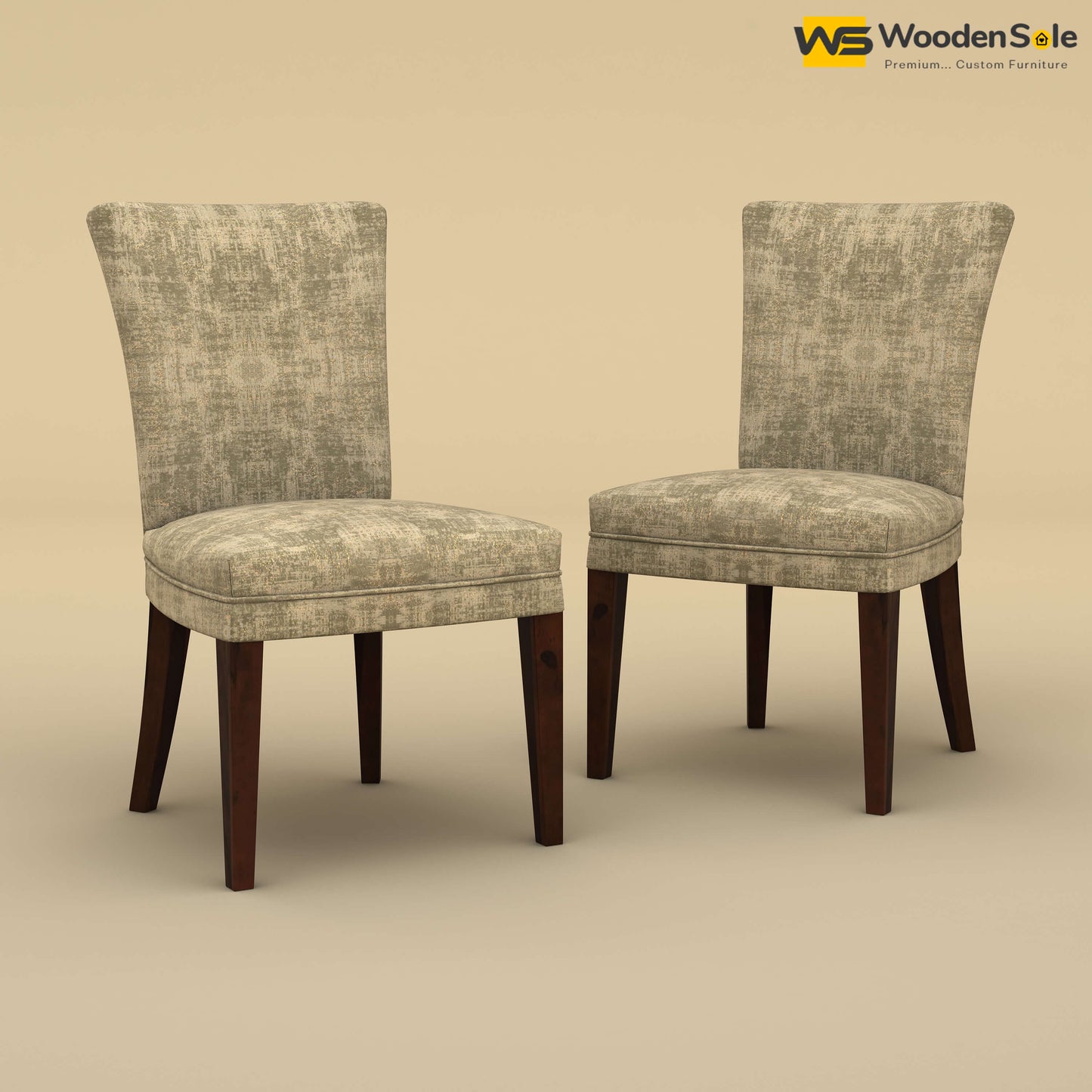 Bently Dining Chairs - Set of 2 (Cotton, Patchy Cream)