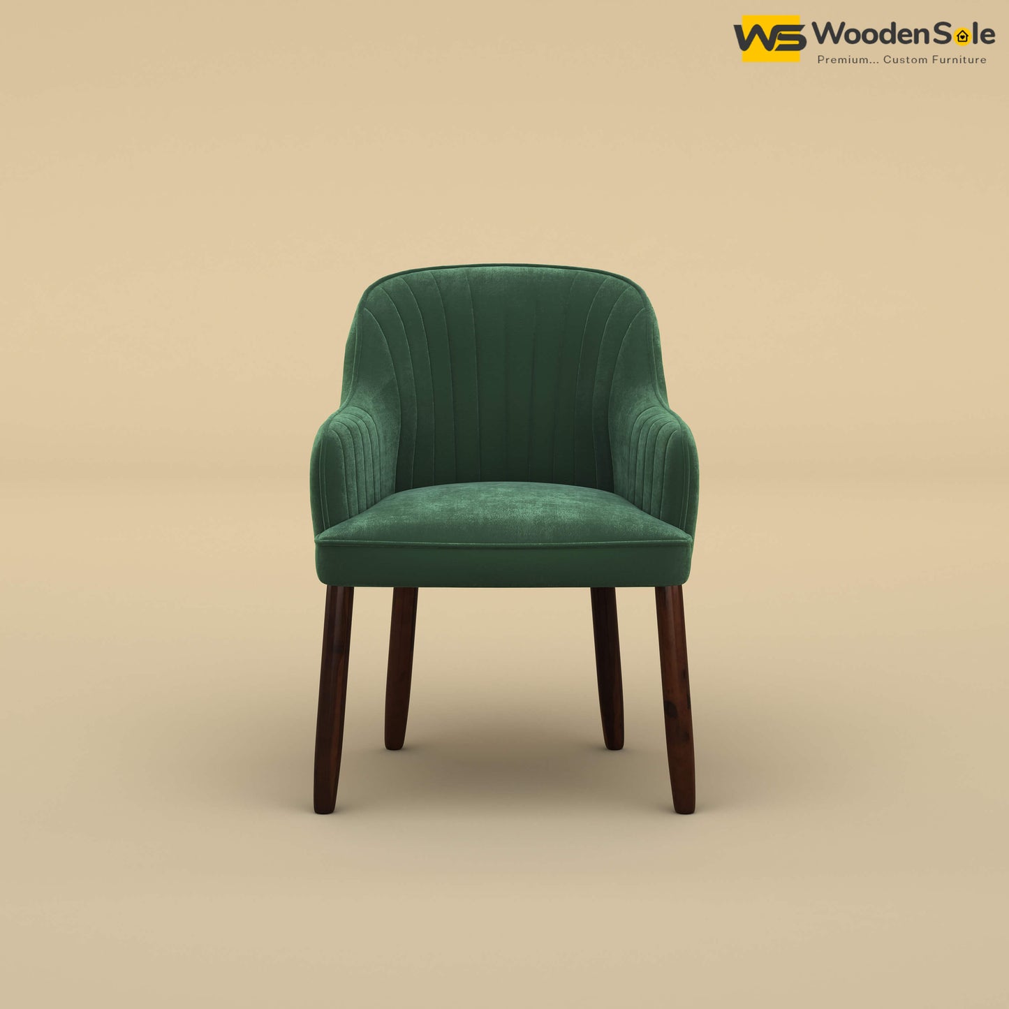Madrid Dining Chair (Velvet, Forest Green)