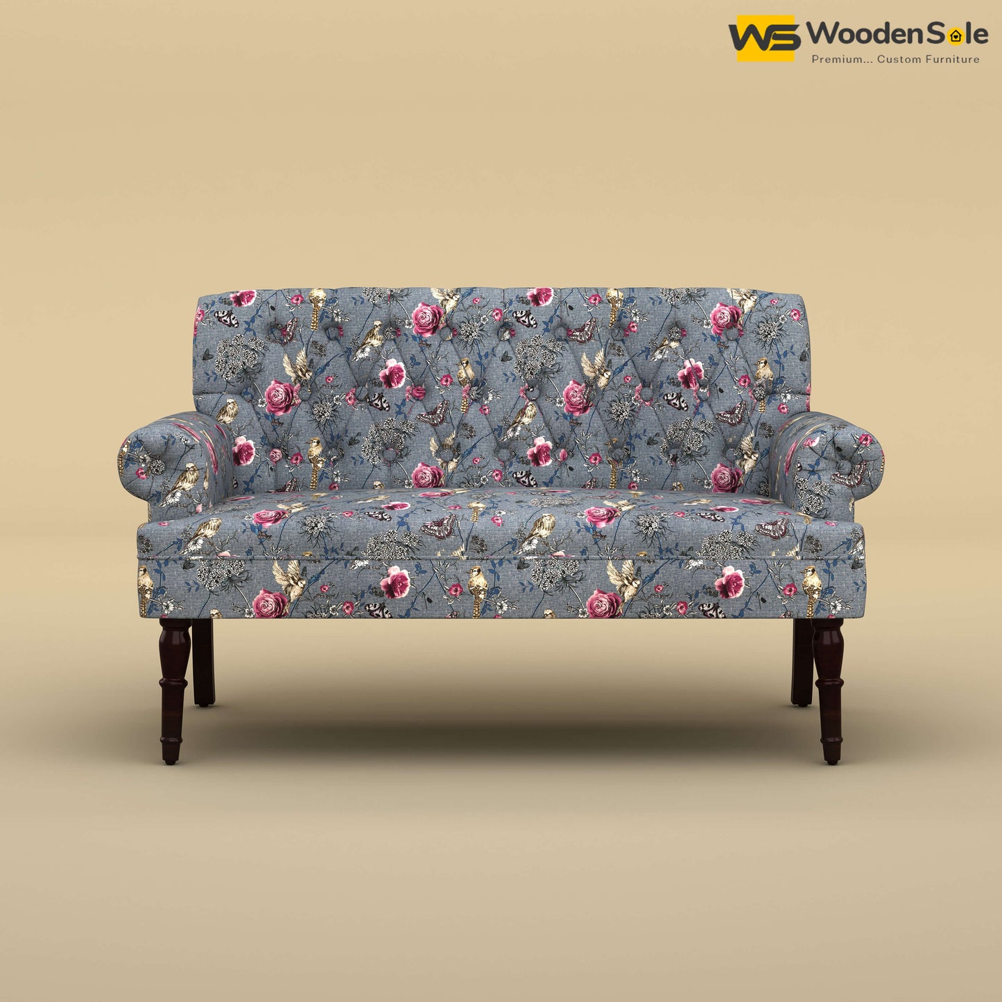 Chetas Love Chair (Cotton, Floral Printed)