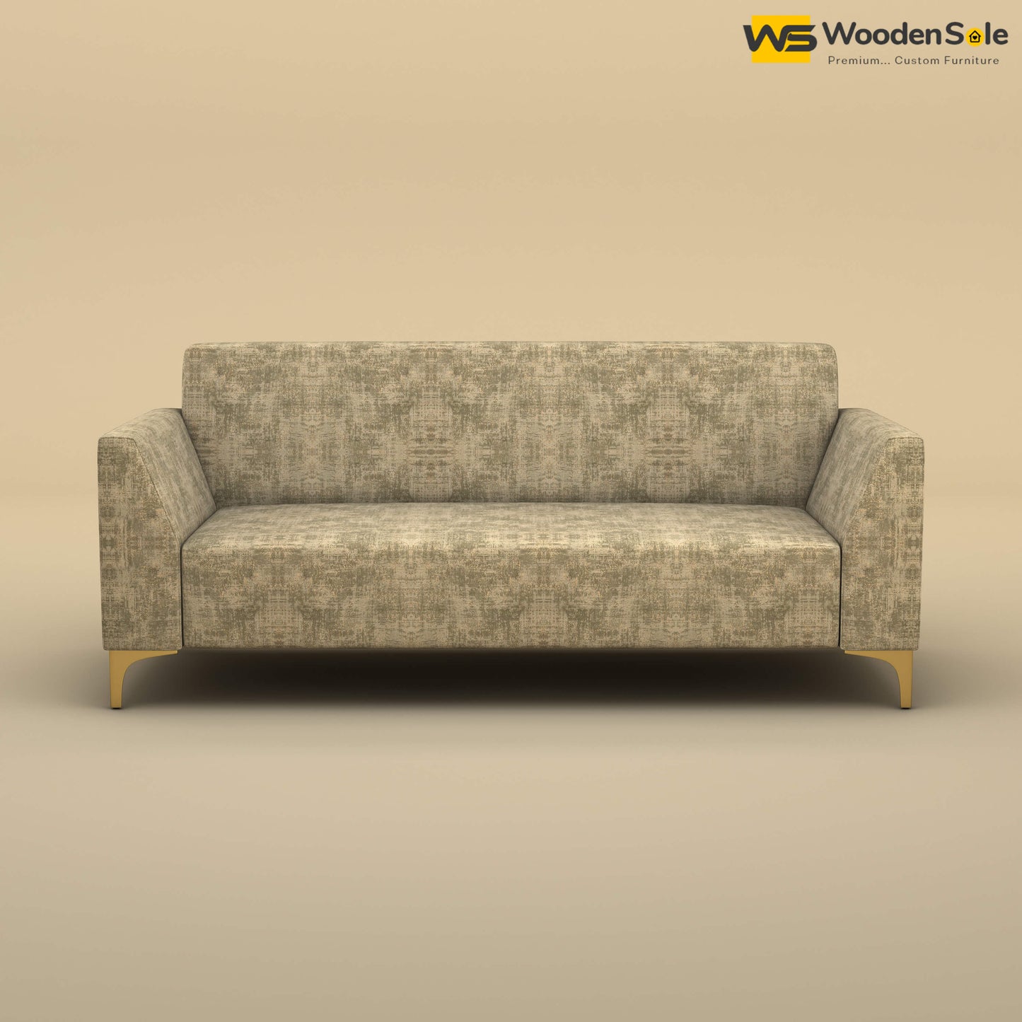 Nayobi 3 Seater Sofa (Cotton, Patchy Cream)