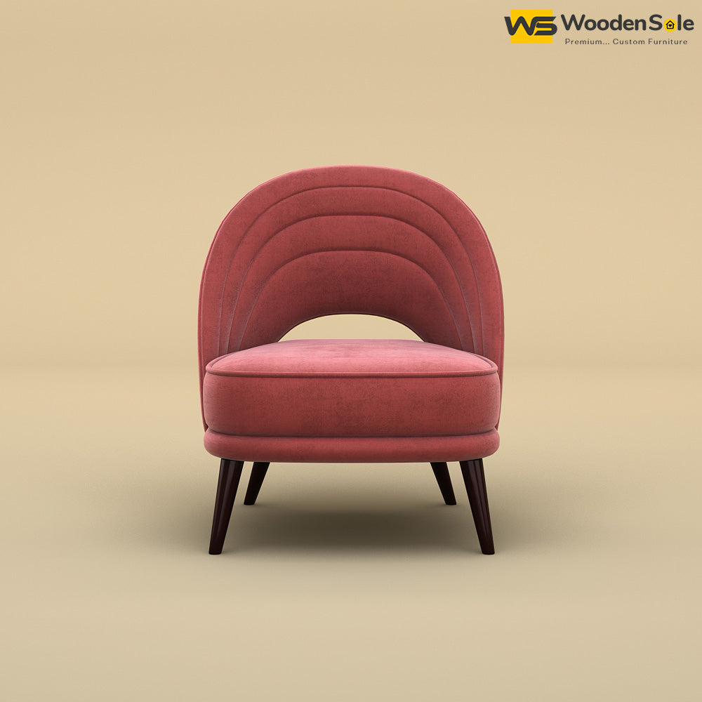 Nyra Lounge Chair (Velvet, Pink)