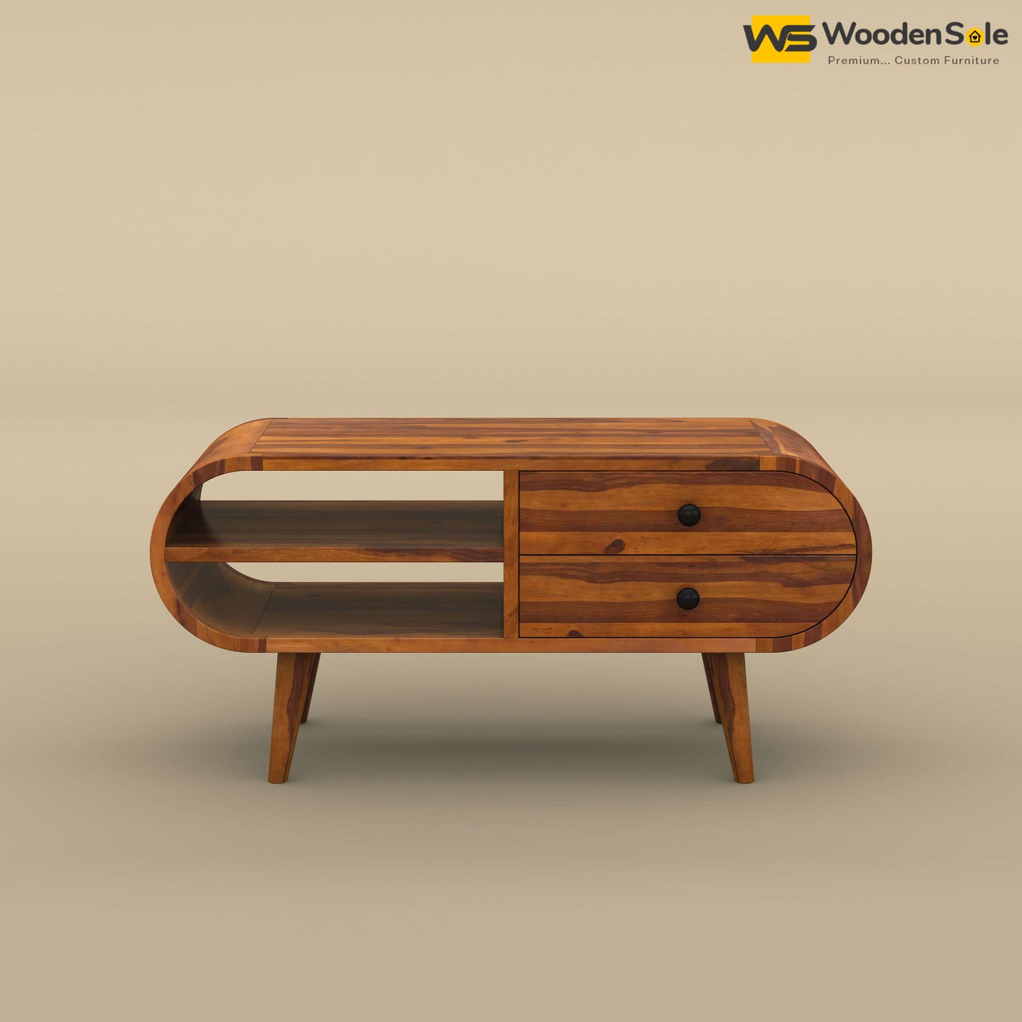 Nuvoca Tv Unit (Honey Finish)