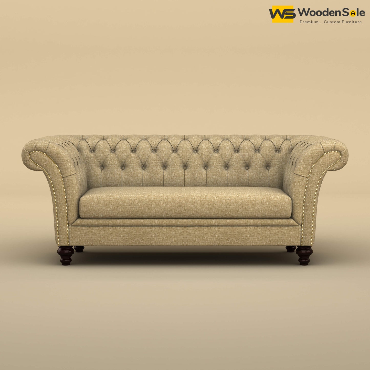 Rolex Loveseat (Cotton, Faux Cream)