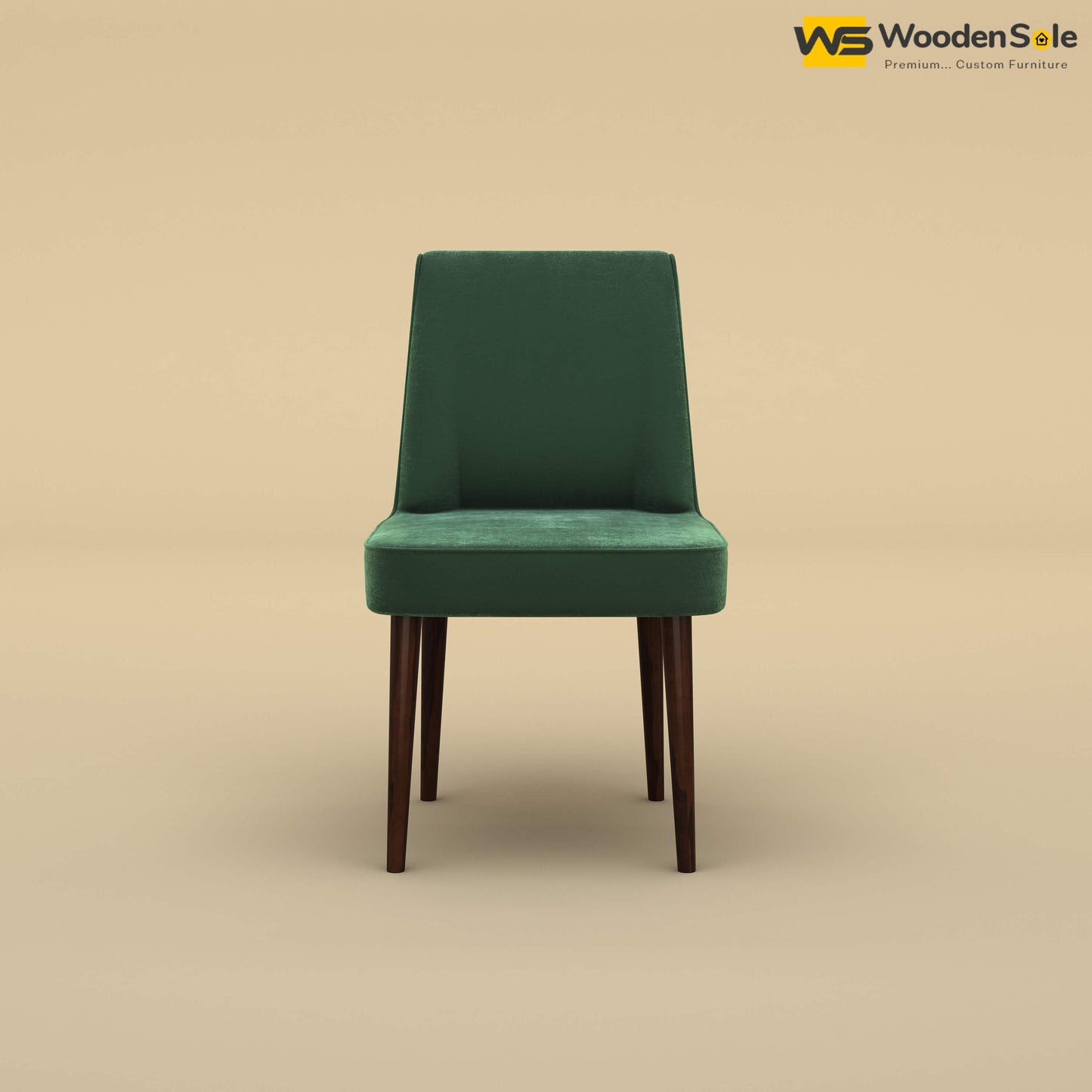 Hardik Dining Chair (Velvet, Forest Green)