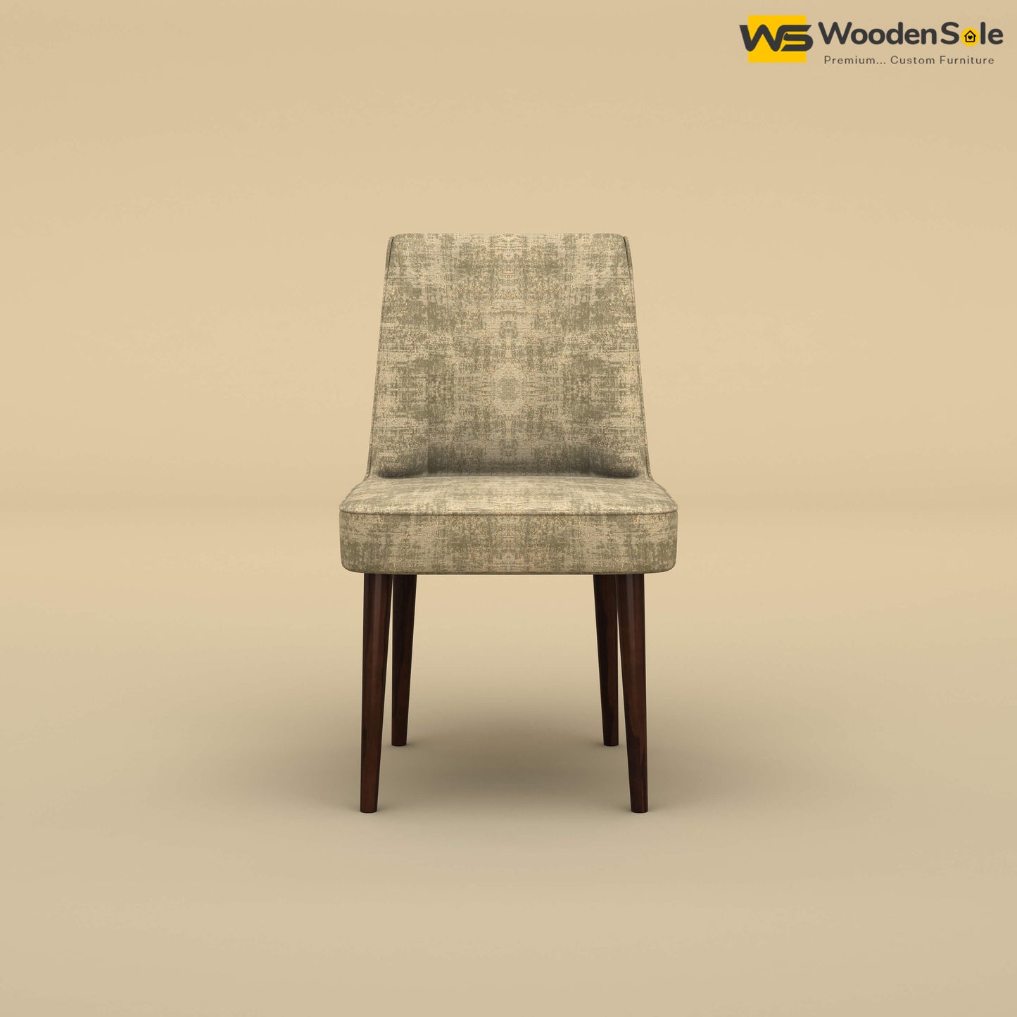 Hardik Dining Chair (Cotton, Patchy Cream)