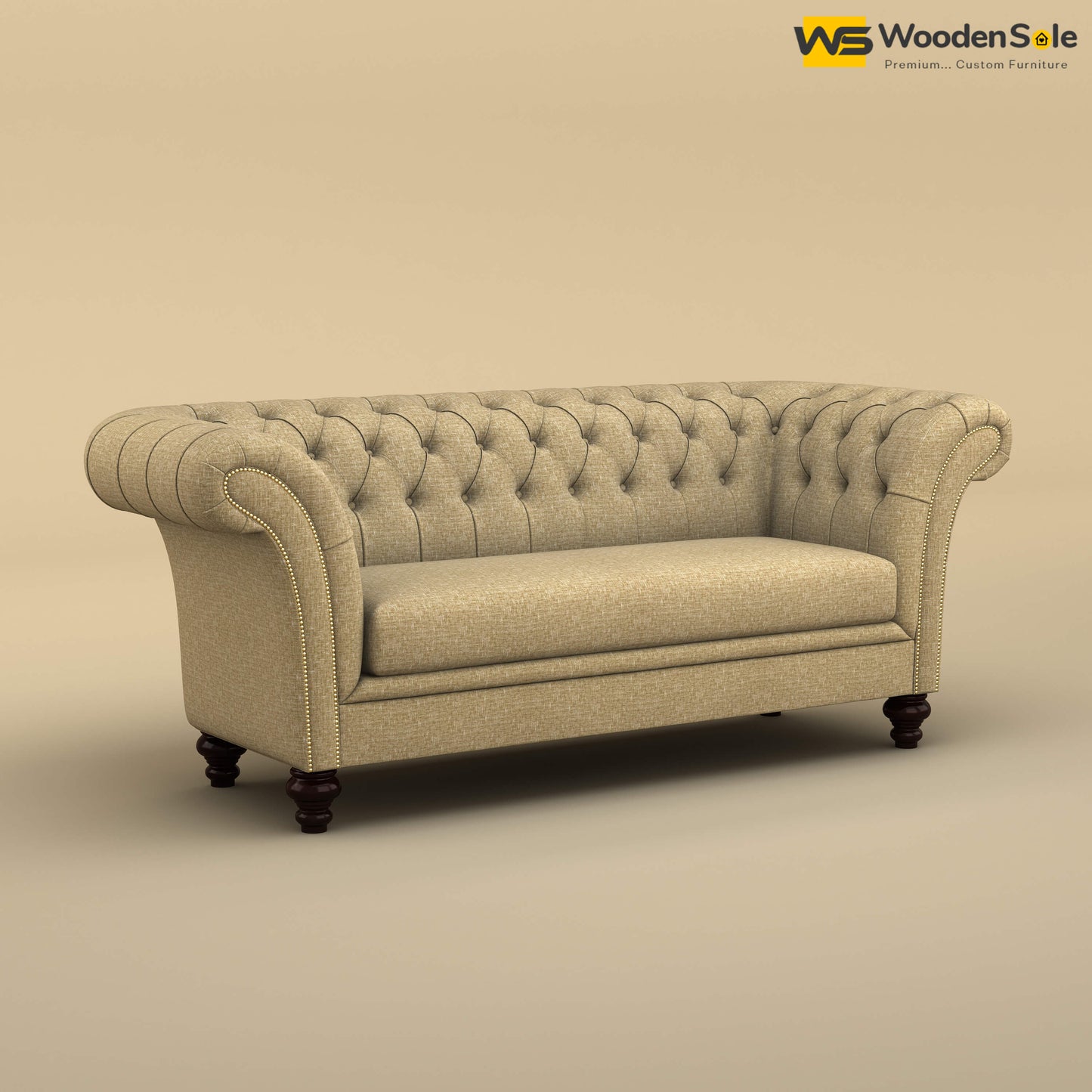 Rolex Loveseat (Cotton, Faux Cream)