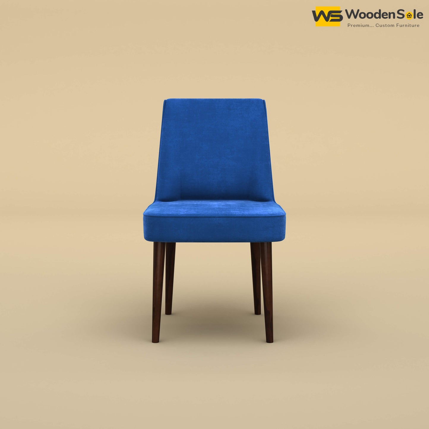 Hardik Dining Chair (Velvet, Royal Blue)
