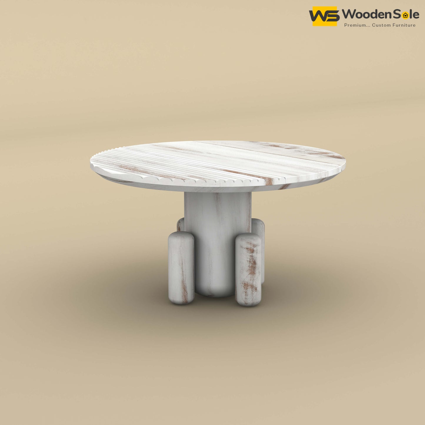 Elena Mango Wood Coffee Table (Distress Finish)