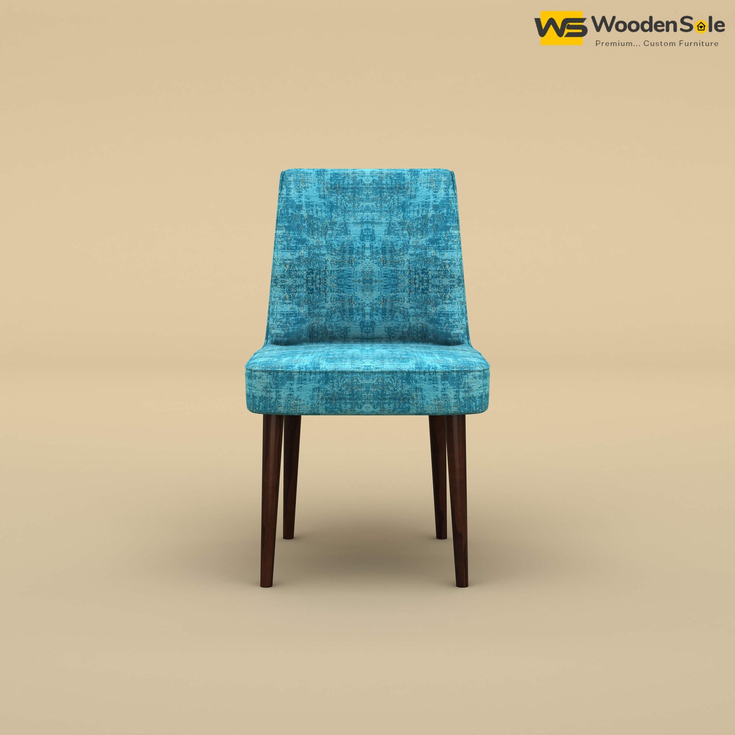 Hardik Dining Chair (Cotton, Teal Blue)
