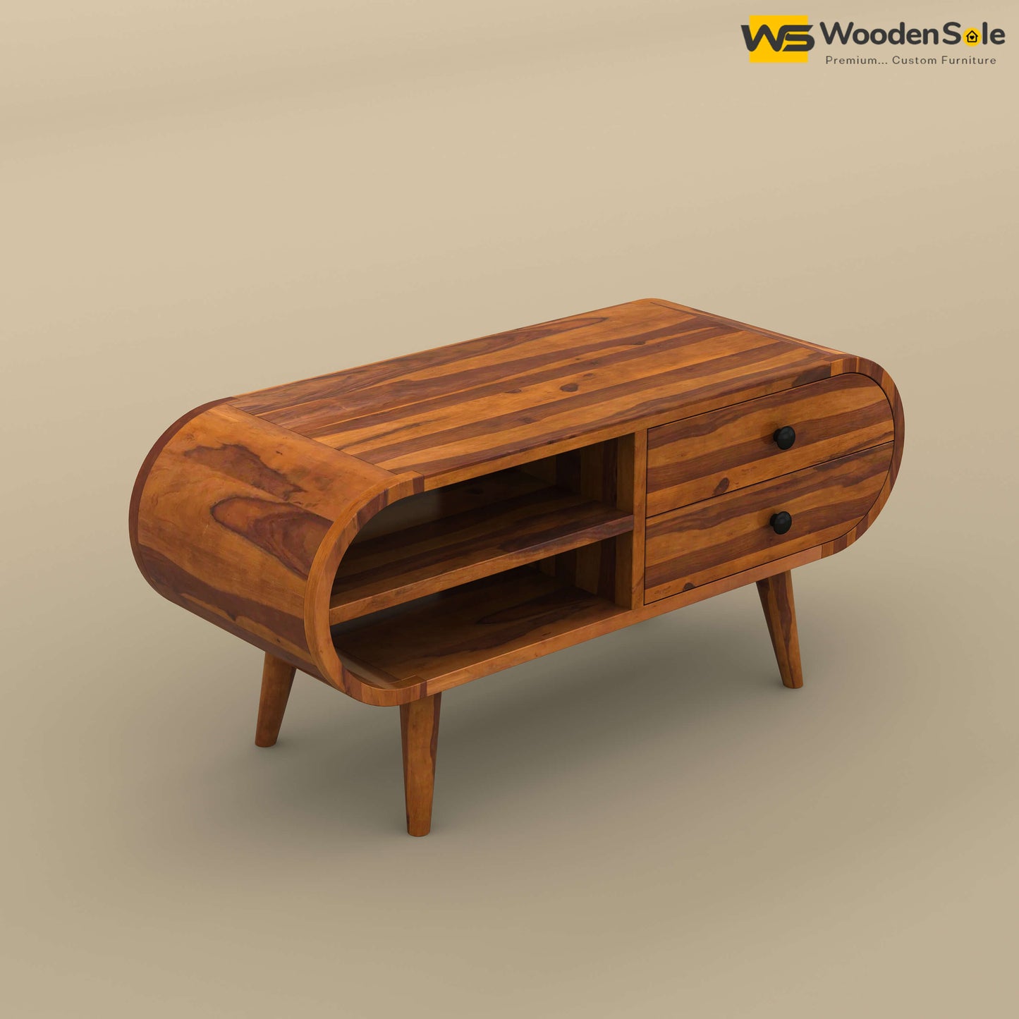Nuvoca Tv Unit (Honey Finish)