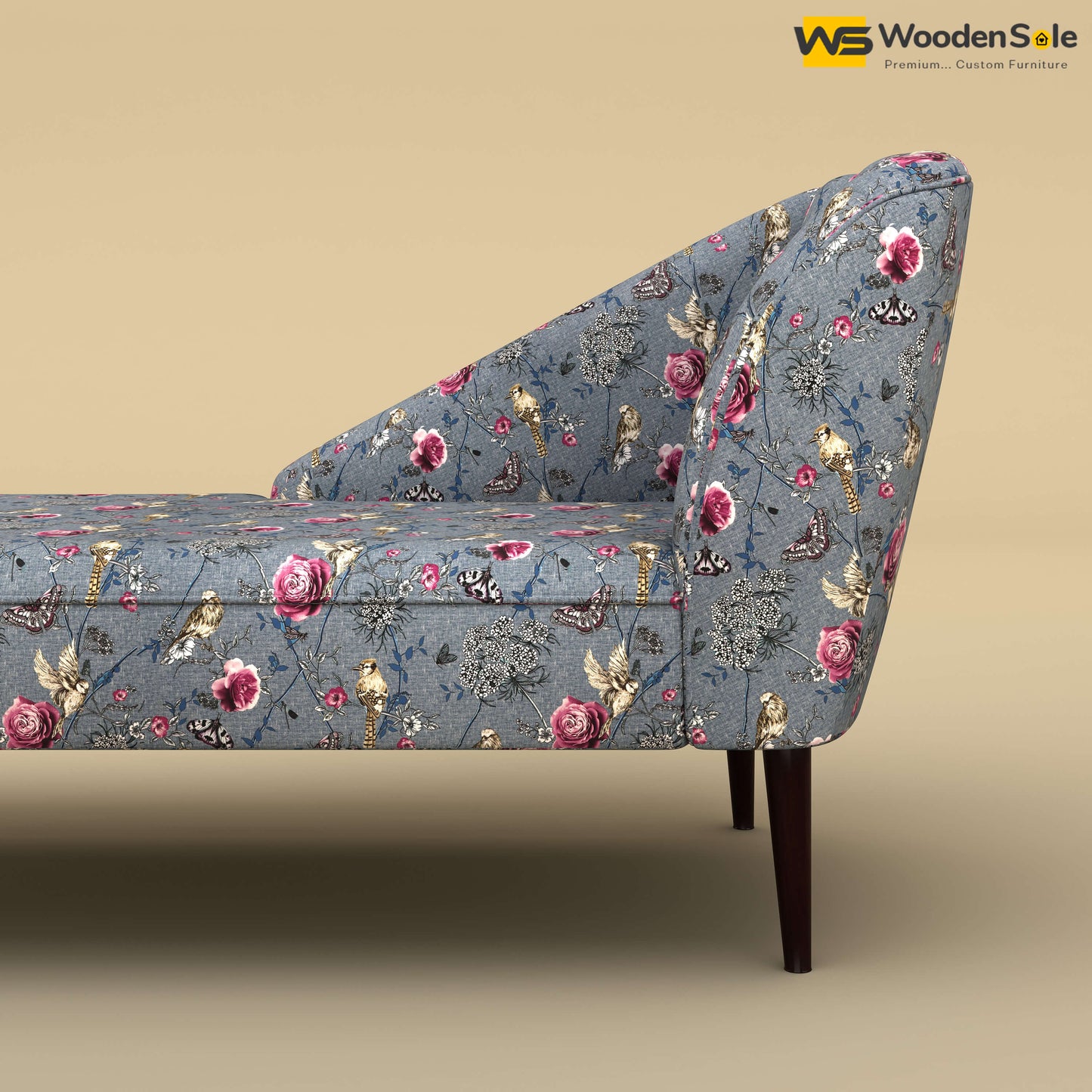 Perla Chaise Lounge (Cotton, Floral Printed)