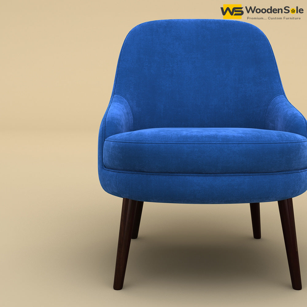 Lawson Lounge Chair (Velvet, Royal Blue)