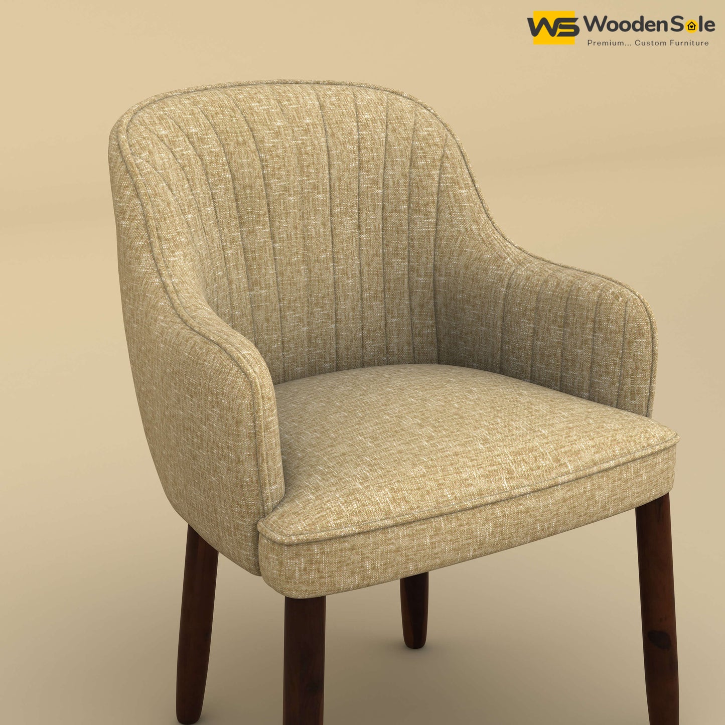 Madrid Dining Chair (Cotton, Faux Cream)