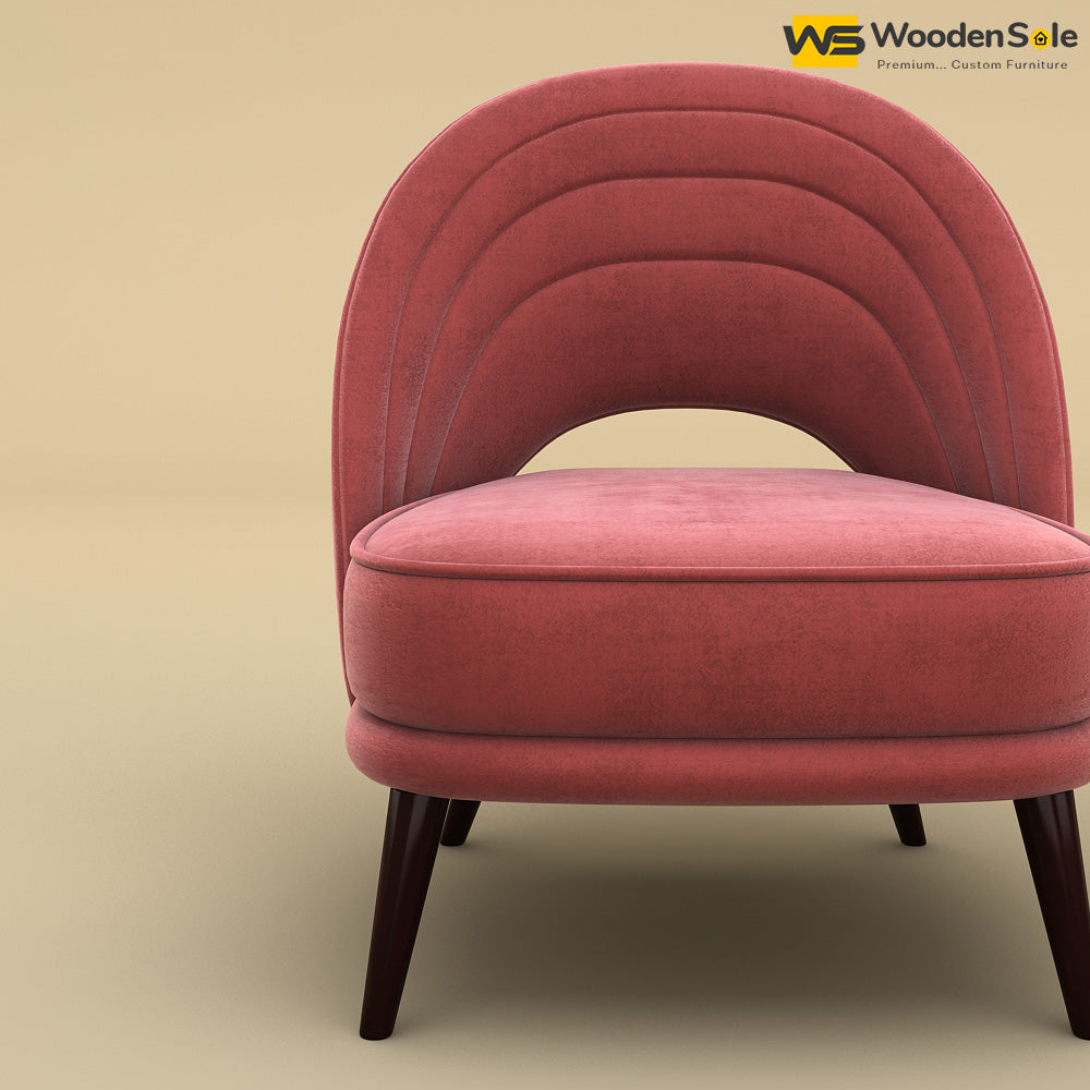 Nyra Lounge Chair (Velvet, Pink)