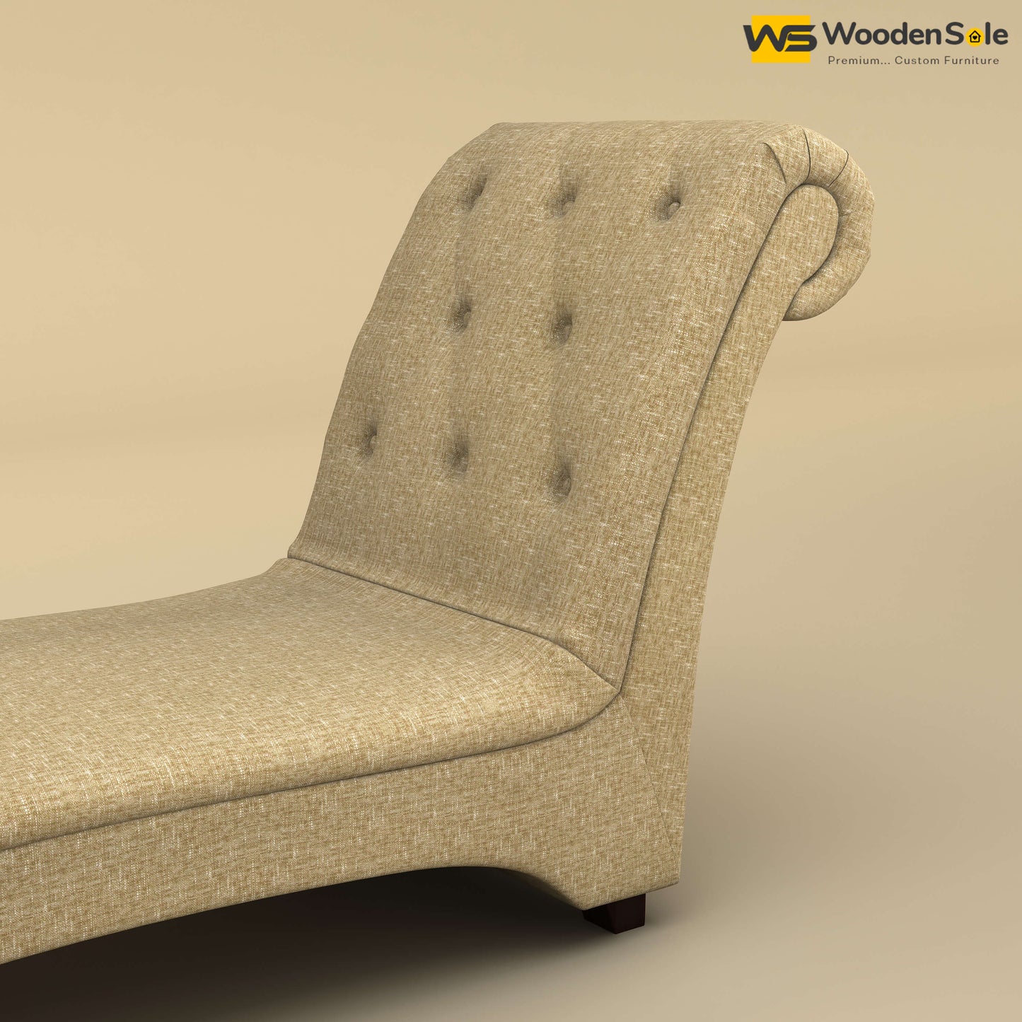 Turkish Chaise Lounge (Cotton, Faux Cream)