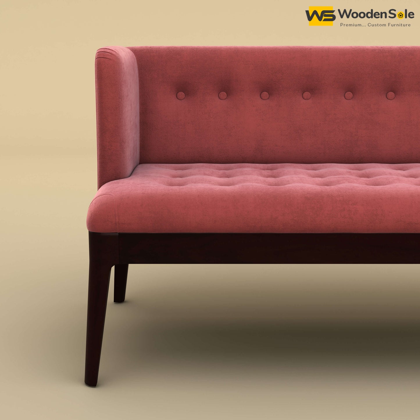 Olivier Loveseat (Velvet, Pink)