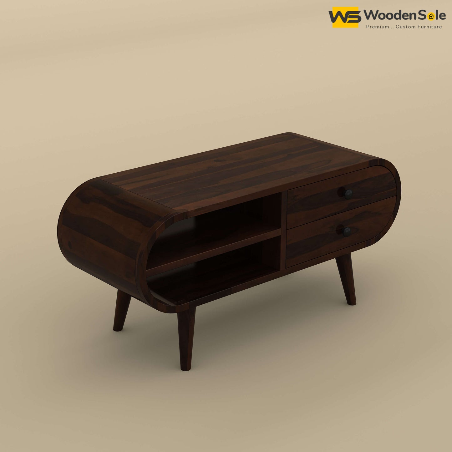 Nuvoca Tv Unit (Walnut Finish)