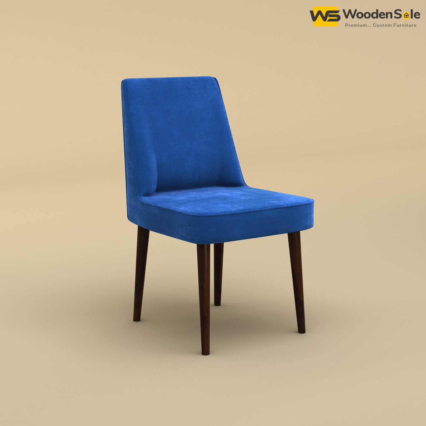 Hardik Dining Chair (Velvet, Royal Blue)