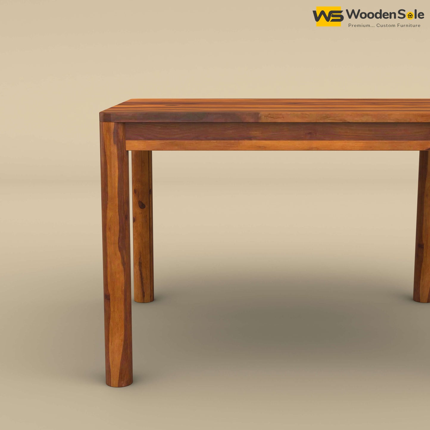Madrid 4 Seater Dining Table (Honey Finish)