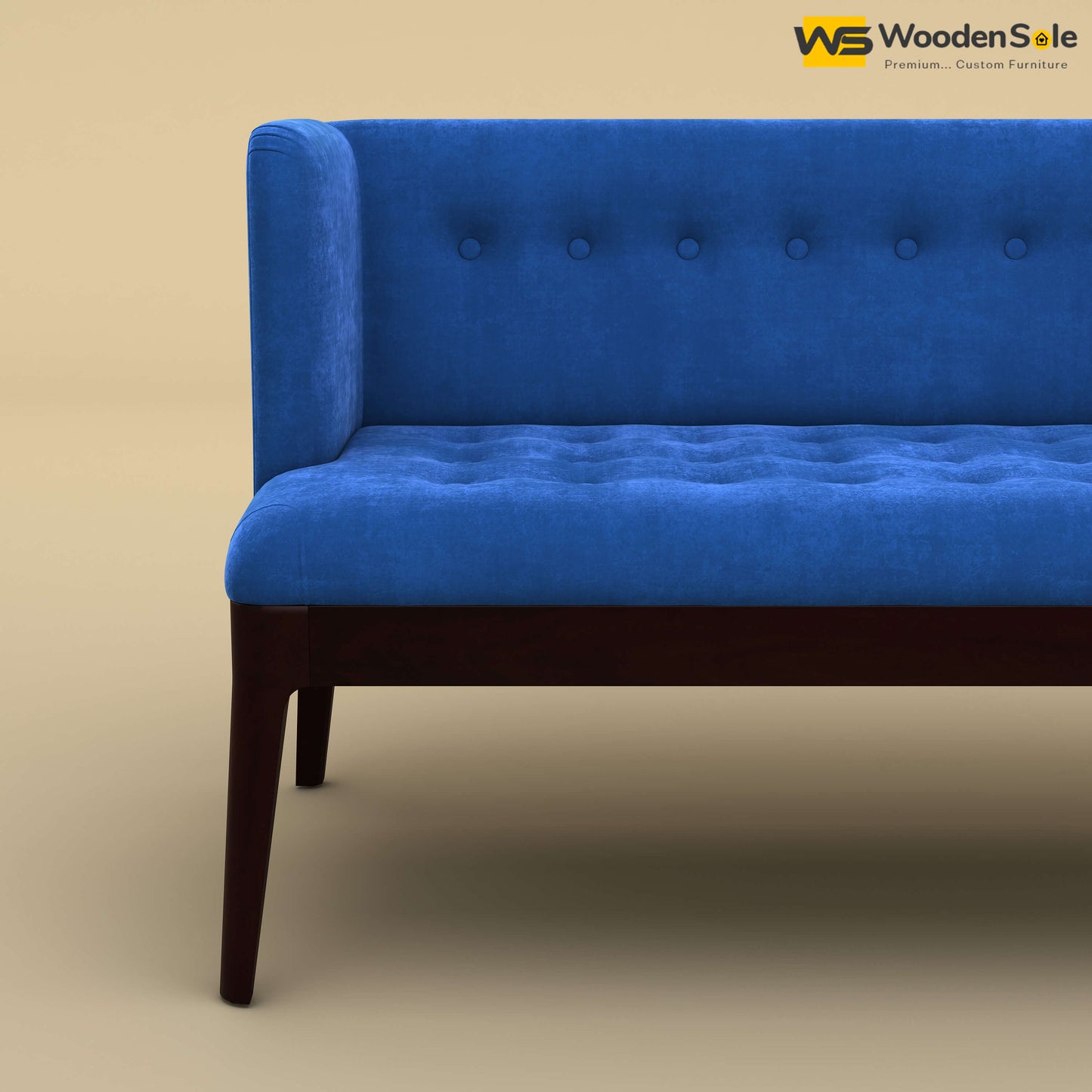 Olivier Loveseat (Velvet, Royal Blue)