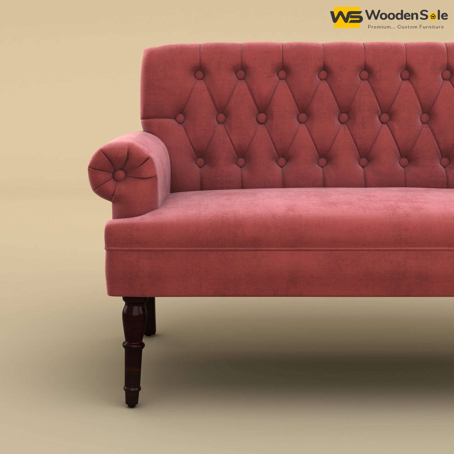 Chetas Love Chair (Velvet, Pink)