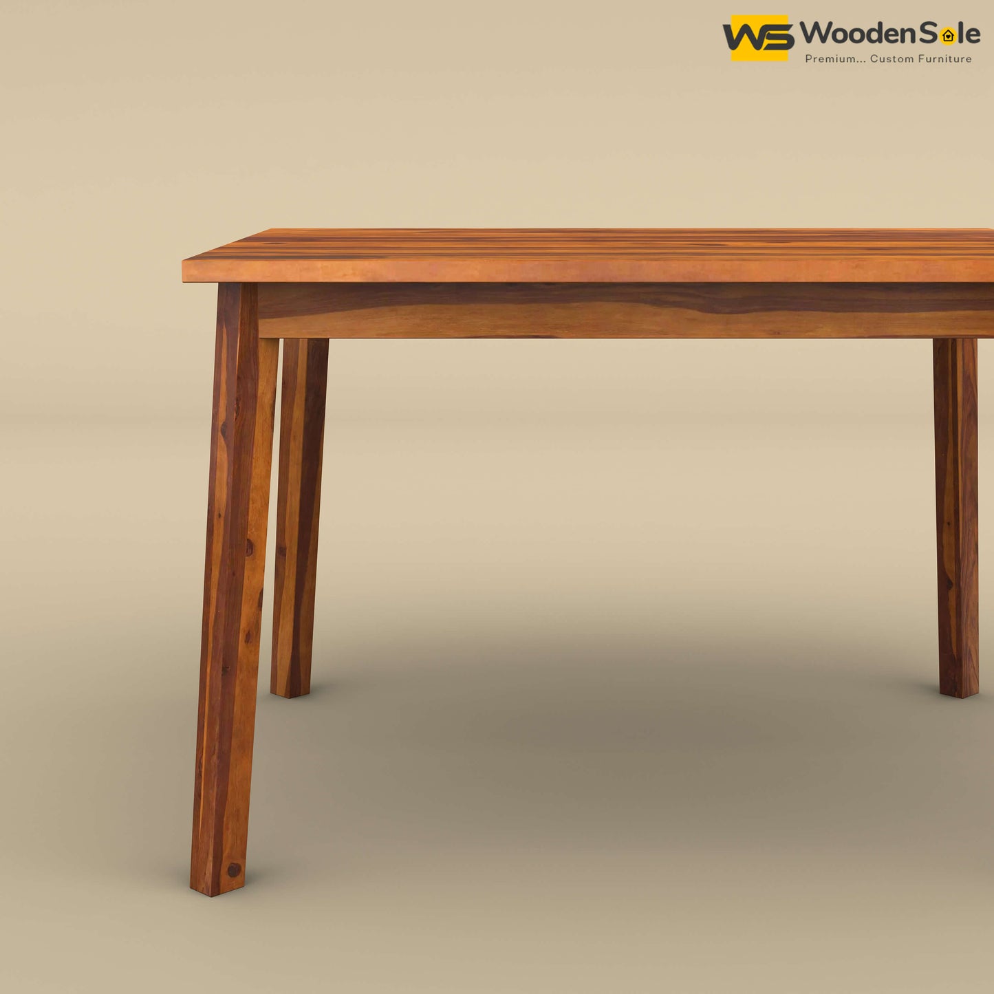 Kia 4 Seater Dining Set (Honey Finish)