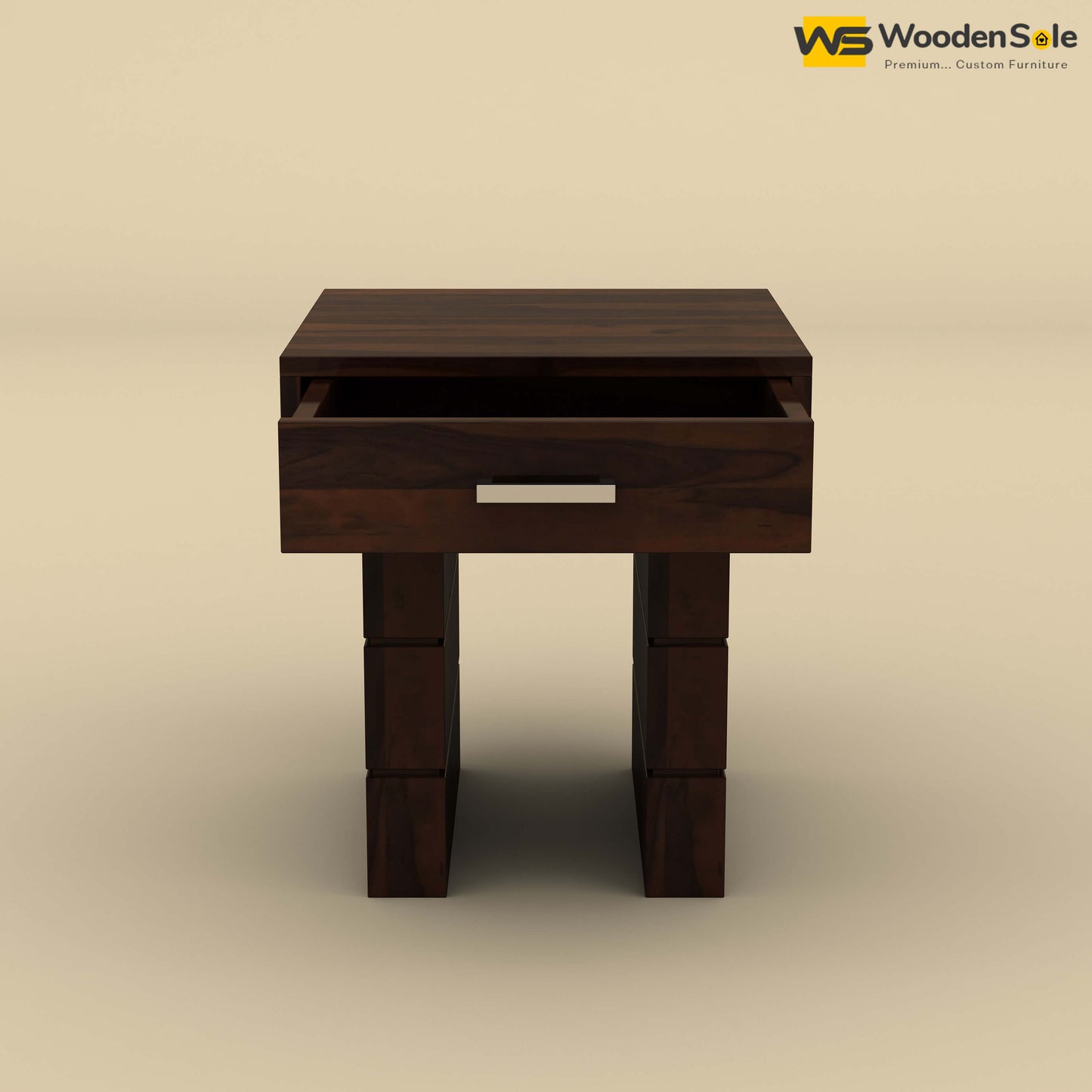 Sandra Bedside Table (Walnut Finish)
