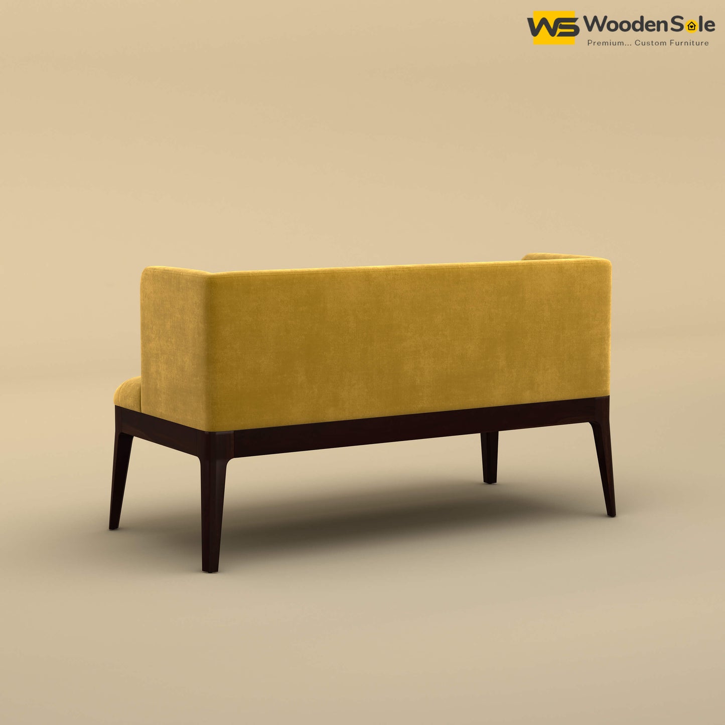 Olivier Loveseat (Velvet, Mustard Yellow)