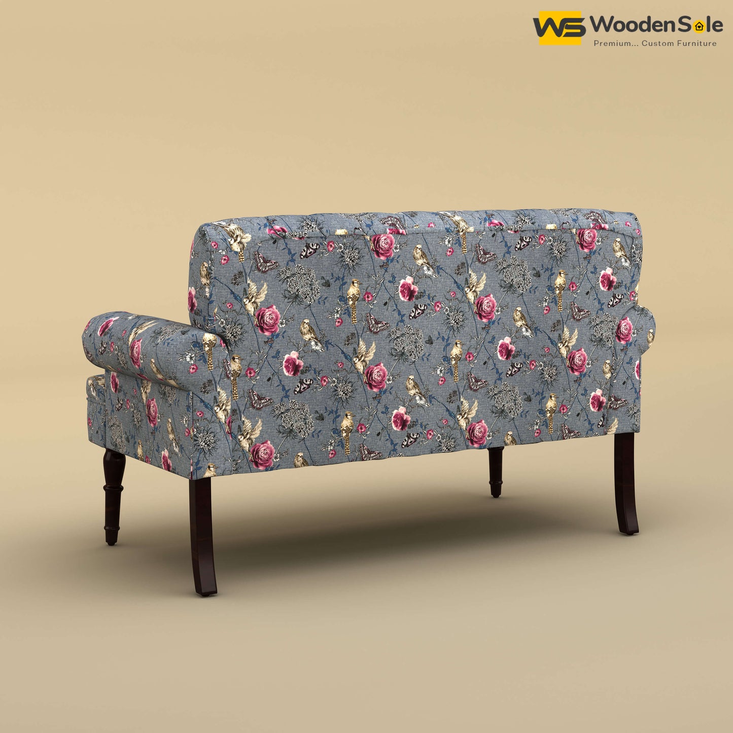 Chetas Love Chair (Cotton, Floral Printed)