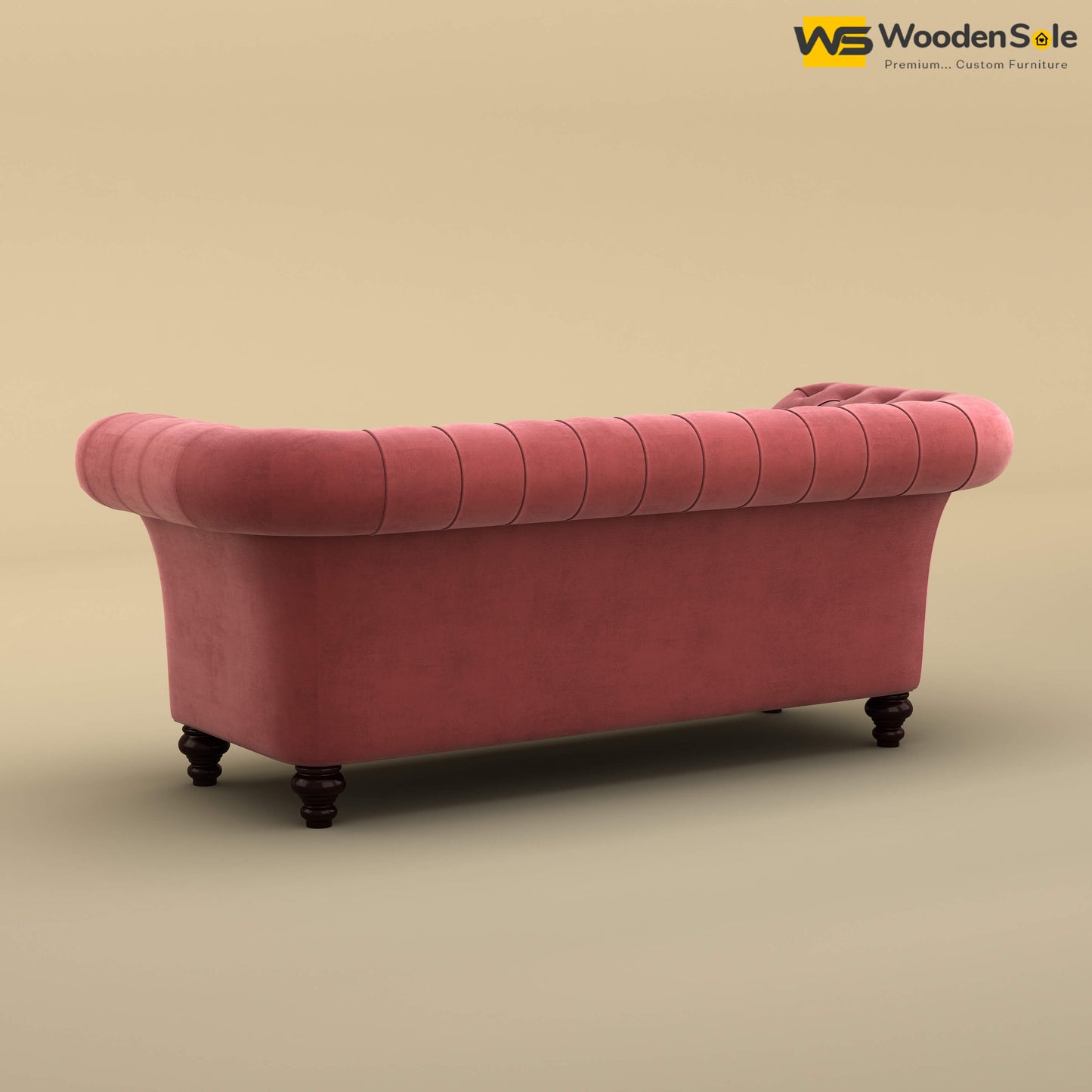 Rolex Loveseat (Velvet, Pink)