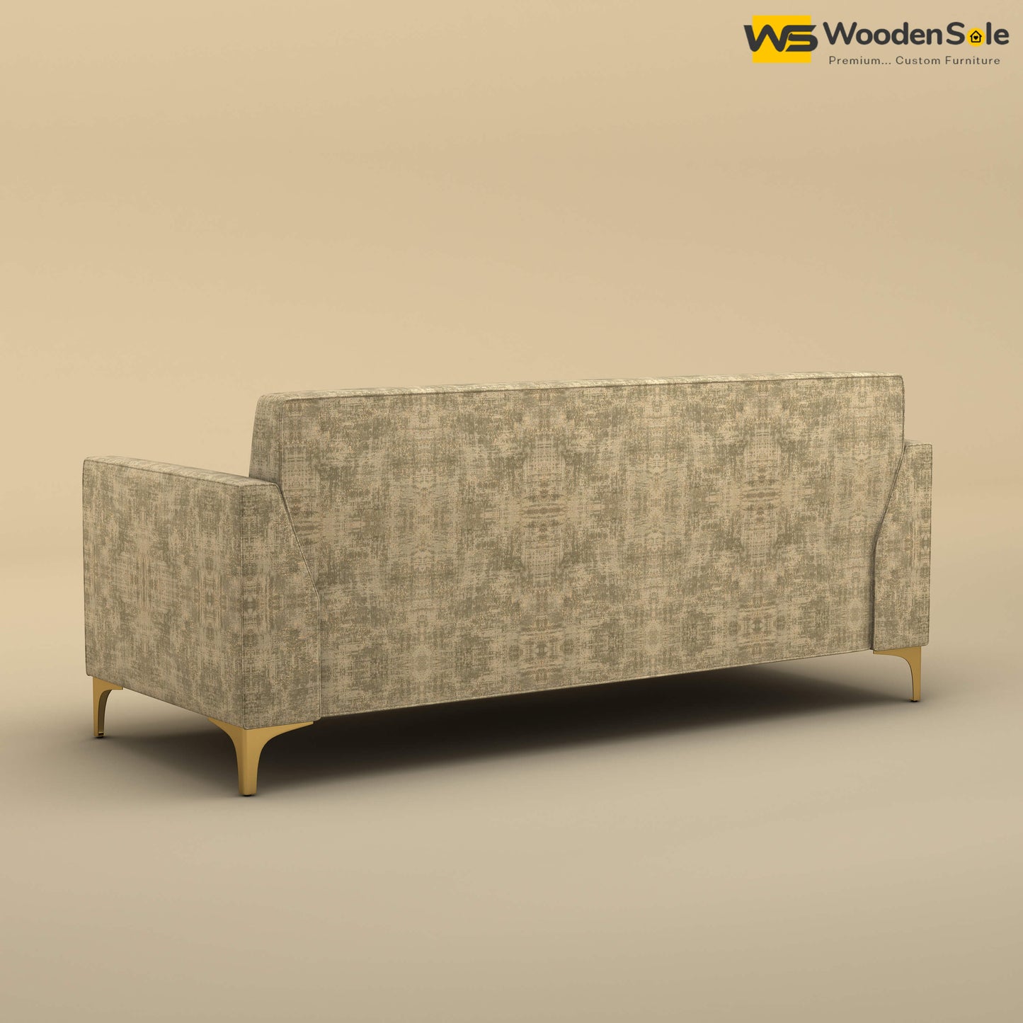 Nayobi 3 Seater Sofa (Cotton, Patchy Cream)