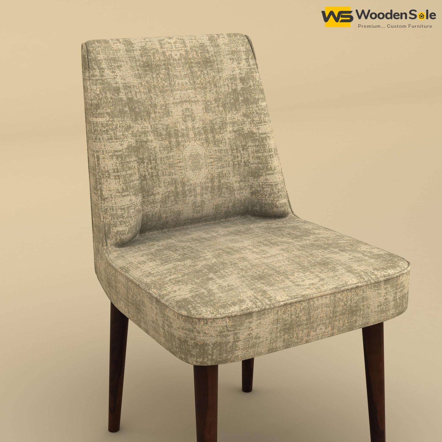Hardik Dining Chair (Cotton, Patchy Cream)