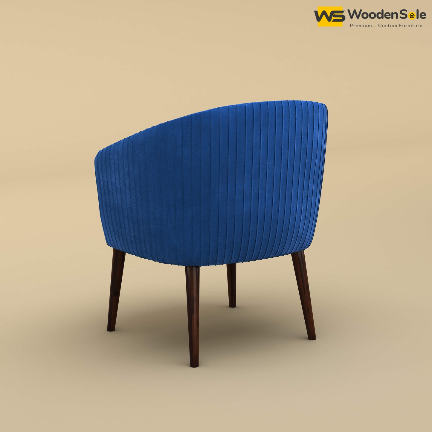 Parker Dining Chair (Velvet, Royal Blue)