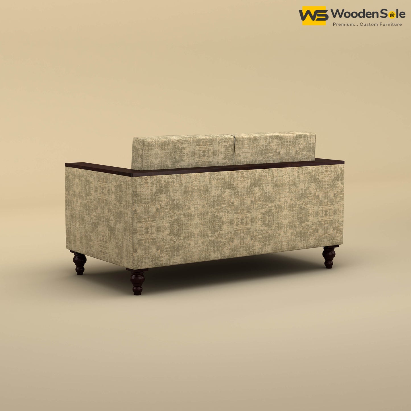 Tivoli 2 Seater Fabric Sofa (Cotton, Patchy Cream)