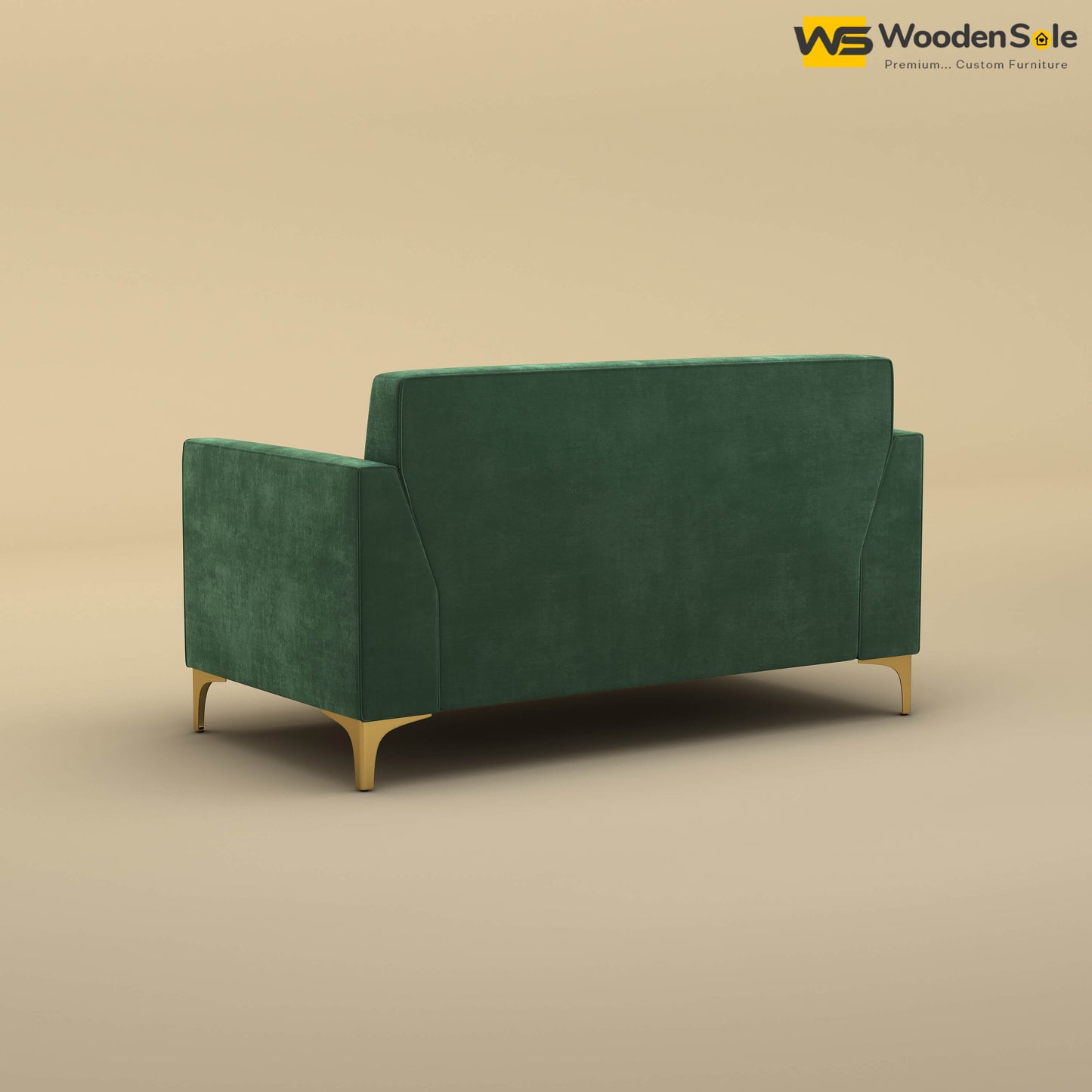 Nayobi 2 Seater Sofa (Velvet, Forest Green)