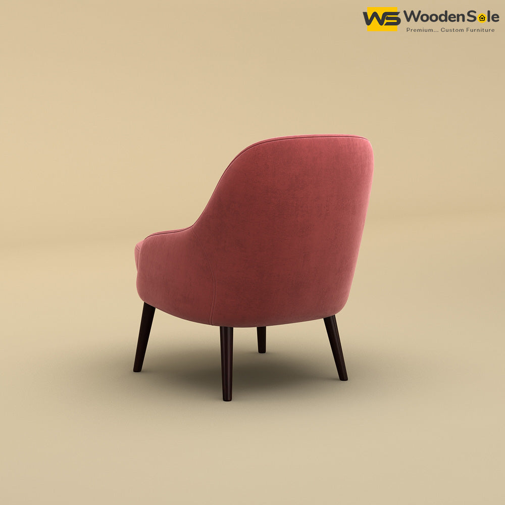 Lawson Lounge Chair (Velvet, Pink)