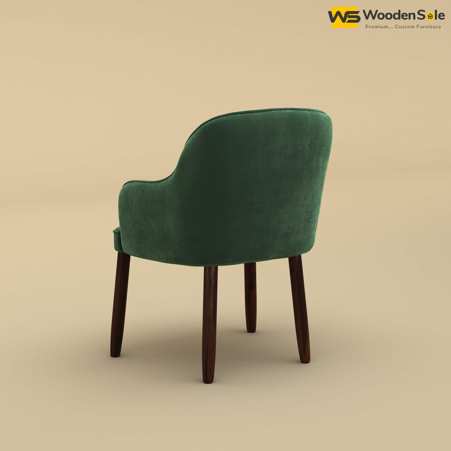 Madrid Dining Chair (Velvet, Forest Green)