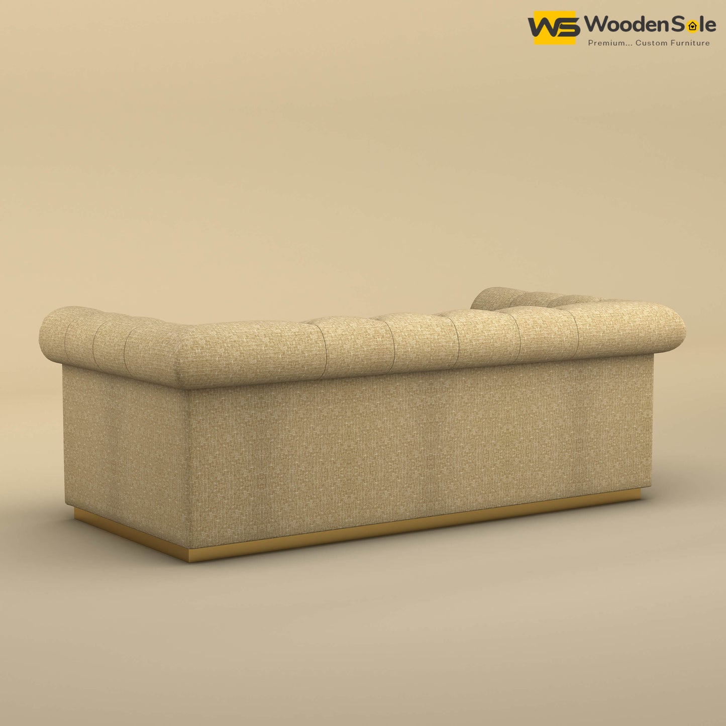 Morrison 3 Seater Fabric Sofa (Cotton, Faux Cream)