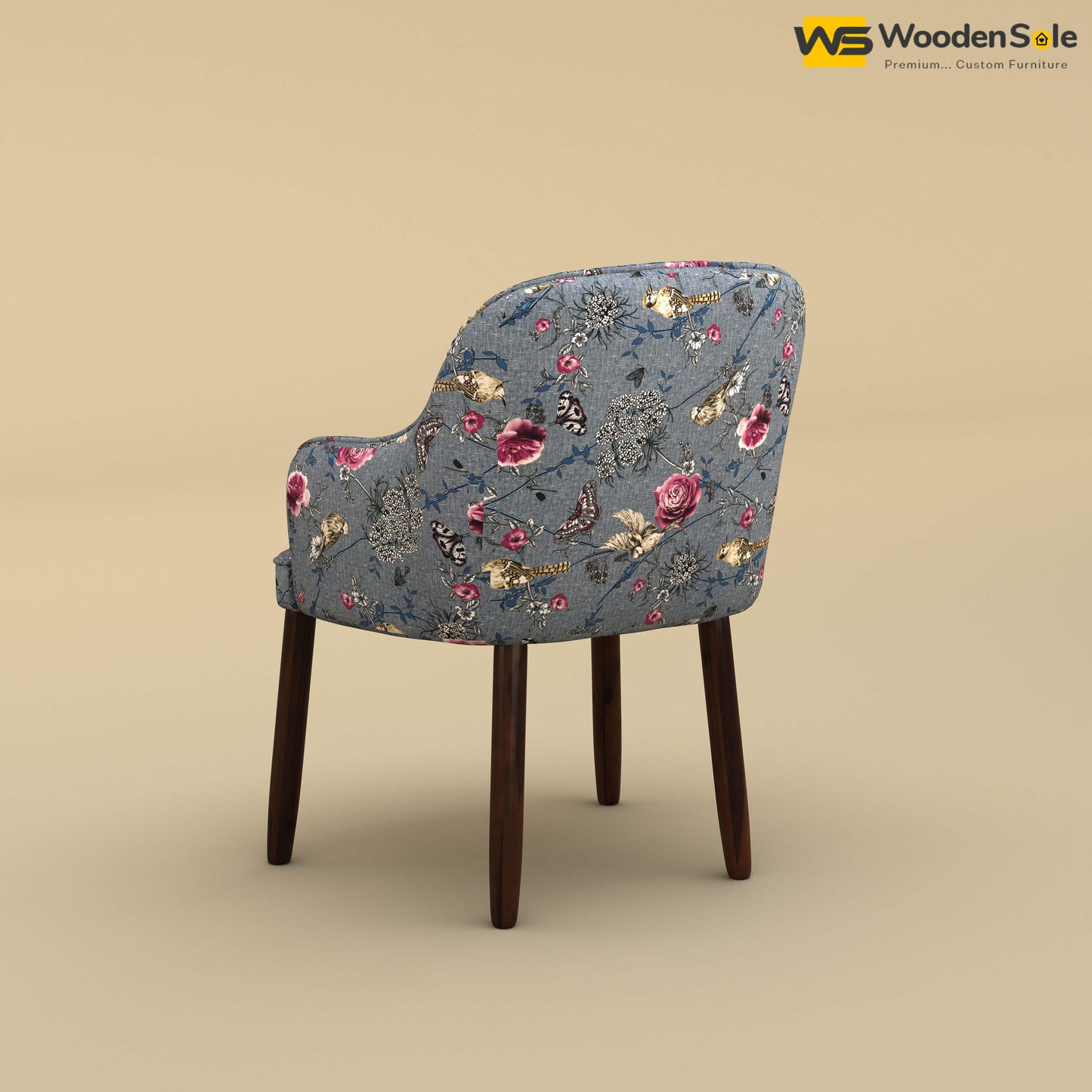 Madrid Dining Chair (Cotton, Floral Printed)