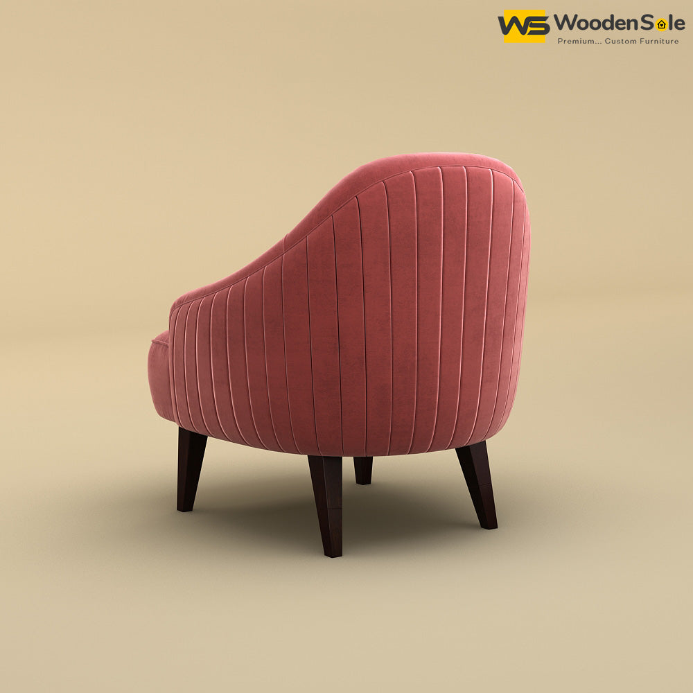 Opera Lounge Chair (Velvet, Pink)
