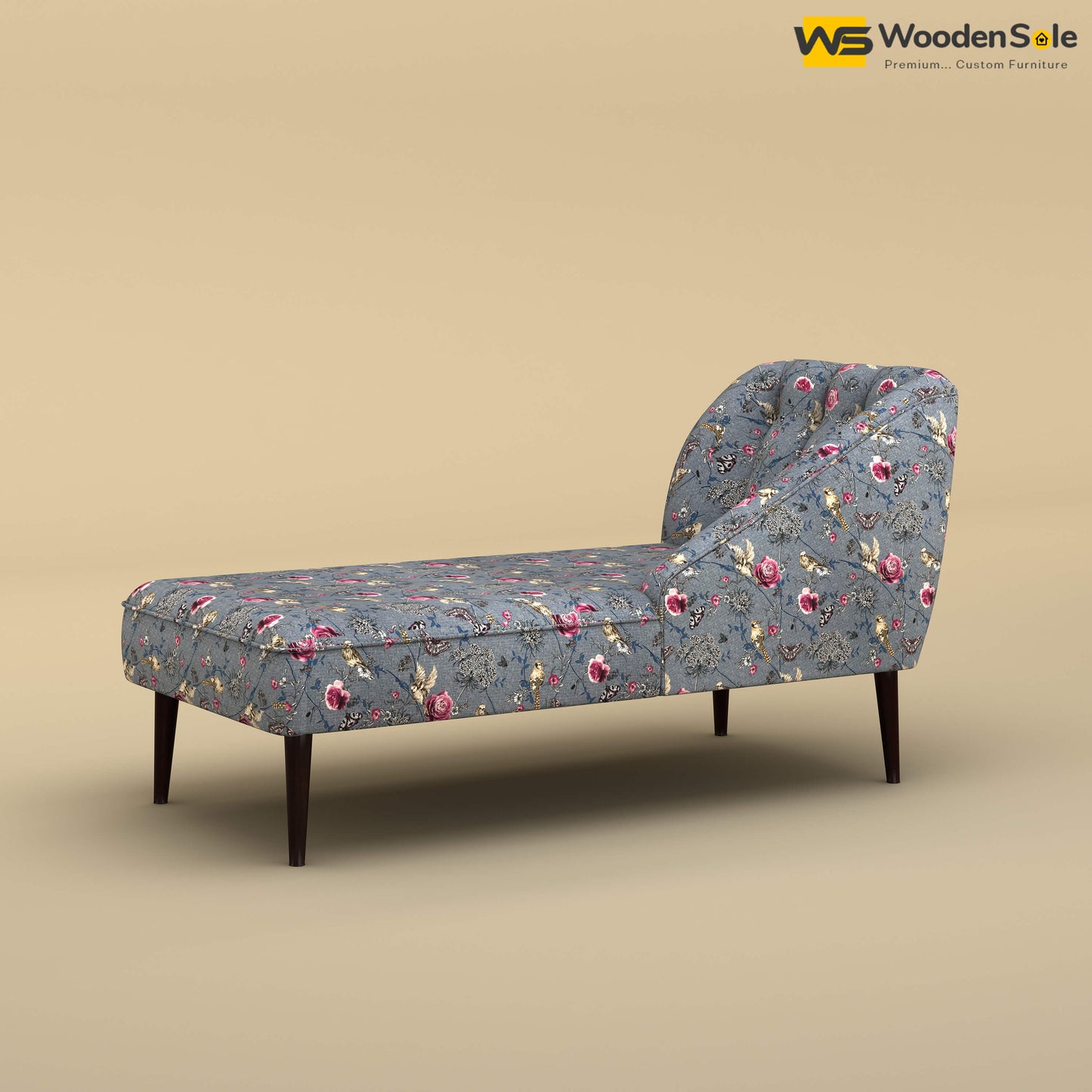 Perla Chaise Lounge (Cotton, Floral Printed)
